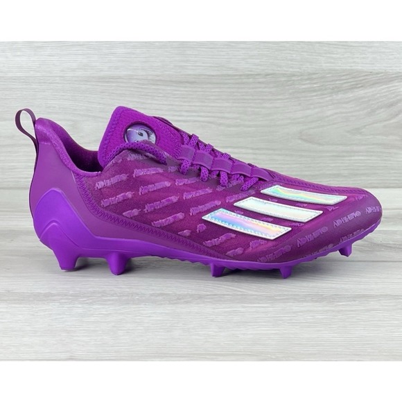 Adidas Adizero Football Cleats Purple Big Mood Size 13 GX7899 New Rare